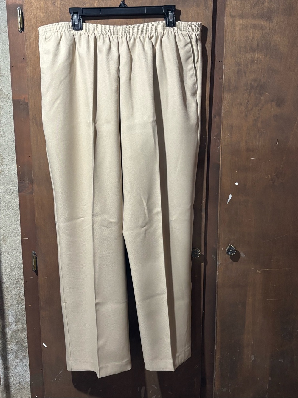 Alfred Dunner Classics Womens Straight Mid Rise Pull-On Pant